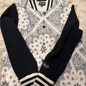 Black and Cream Paisley Jacket